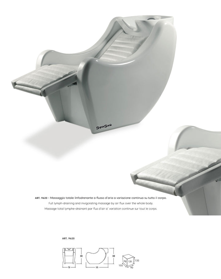 Fauteuil de lavage inclinable Vezzosi S-massage