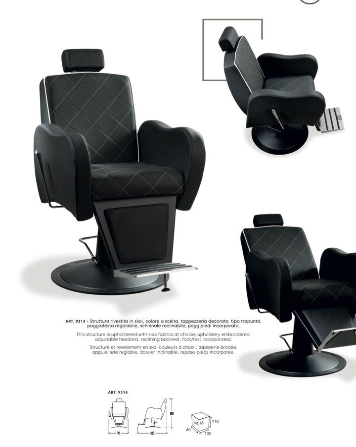 Vezzosi Barberstoel Newton plus