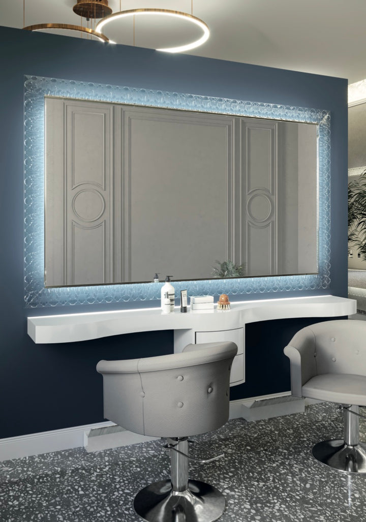 Vezzosi Frisörspiegel Epoque wall