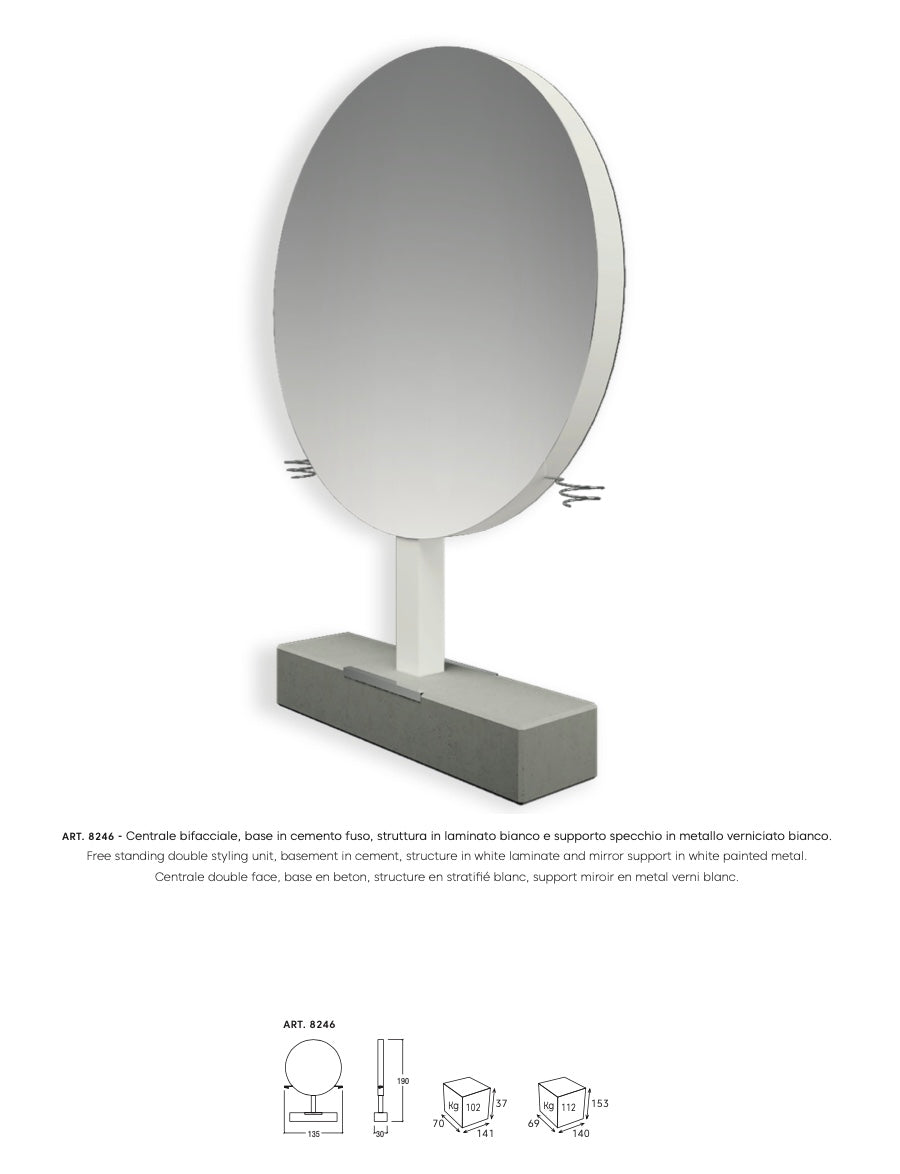 Vezzosi Frisörspiegel Giotto