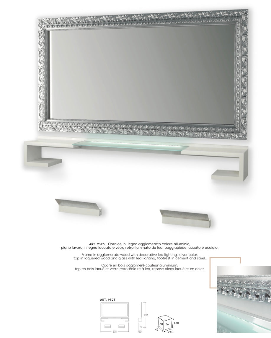 Vezzosi Frisörspiegel Baroque