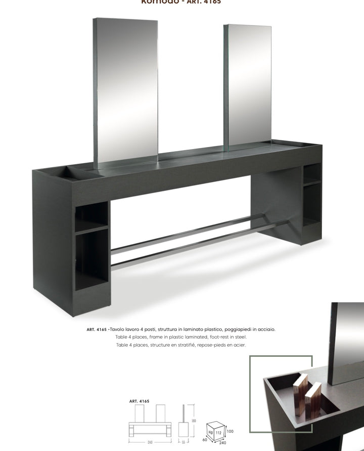 Vezzosi Frisörspiegel Komodo