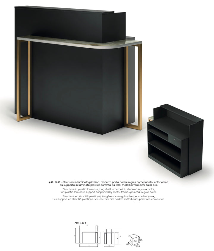 Salondesign24 Tezghea de recepție Prestige