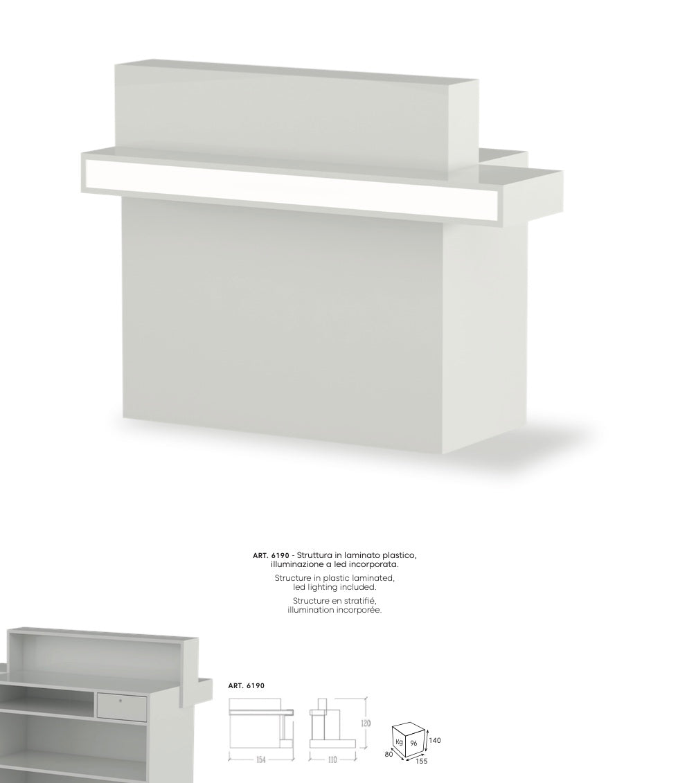 Vezzosi Empfangstheke Natural desk