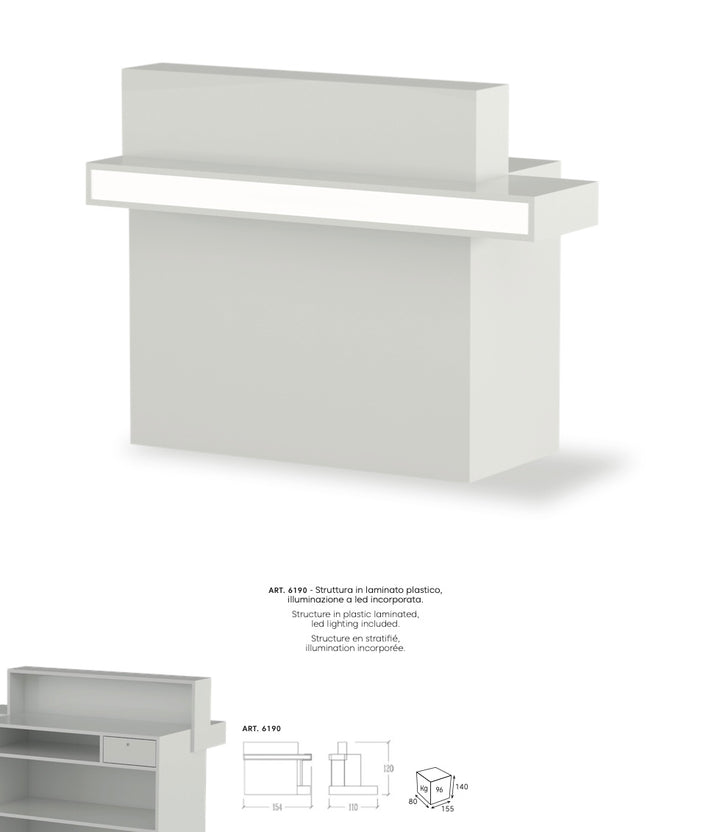 Vezzosi Empfangstheke Natural desk