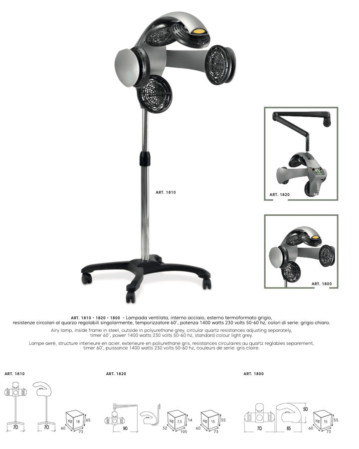 Vezzoni Trockengerät Luce Wand