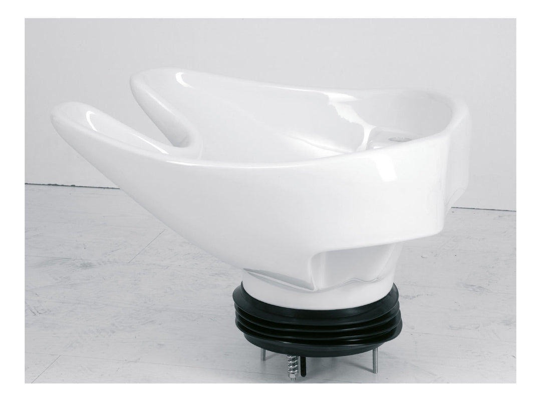 Salondesign24 - Barberwaschbecken zur Auftischmontage weiss
