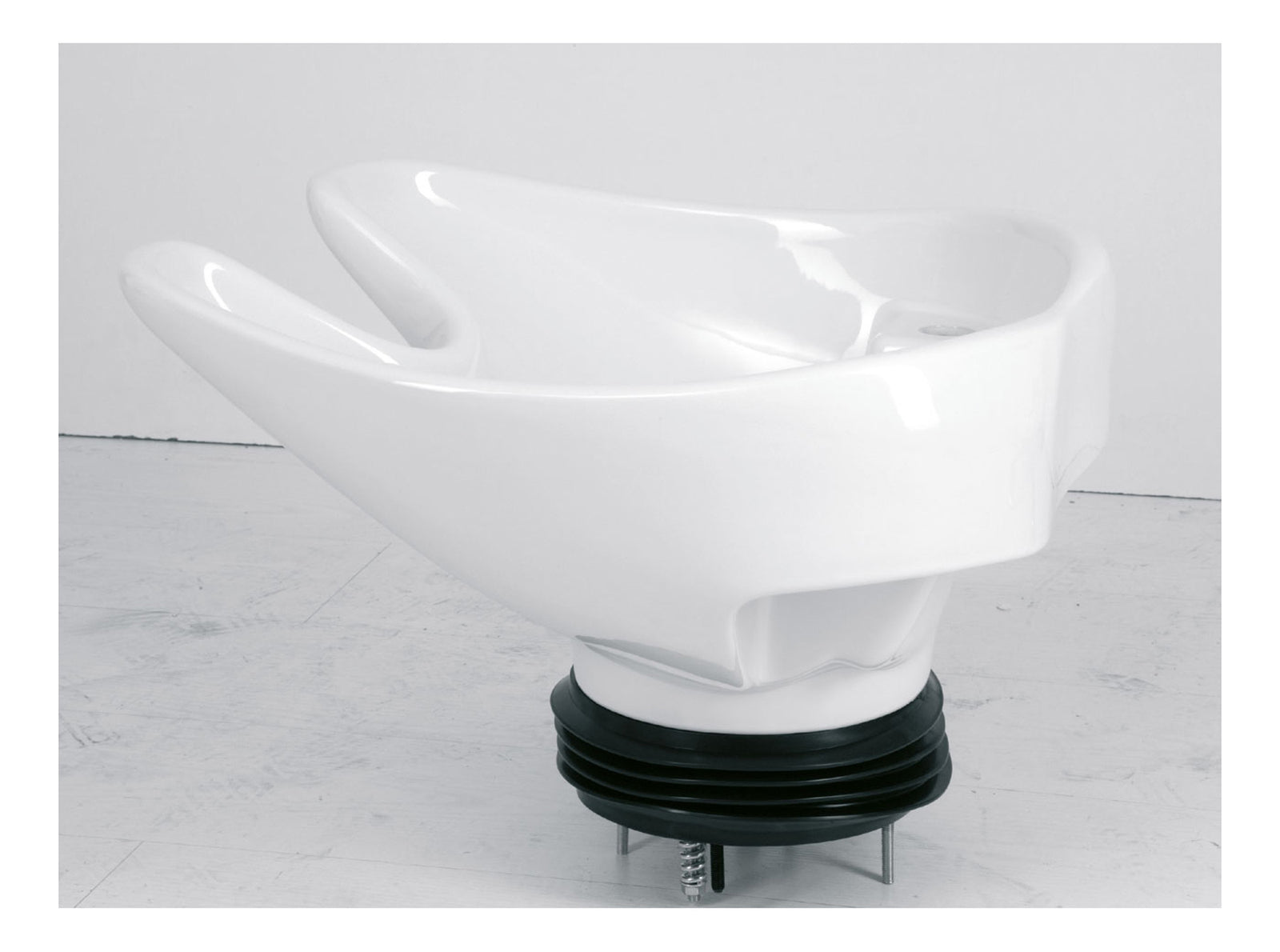 Salondesign24 - Barberwaschbecken zur Auftischmontage weiss