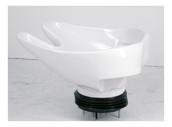 Salondesign24 - Barberwaschbecken zur Auftischmontage weiss