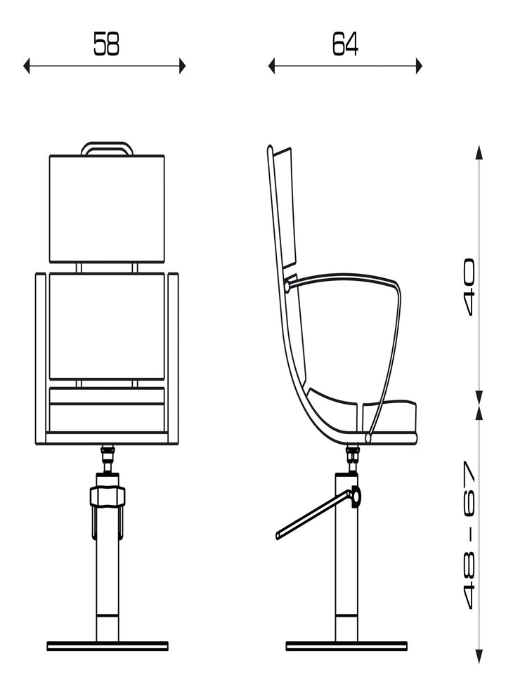 Pietranera Friseurstuhl COBRA