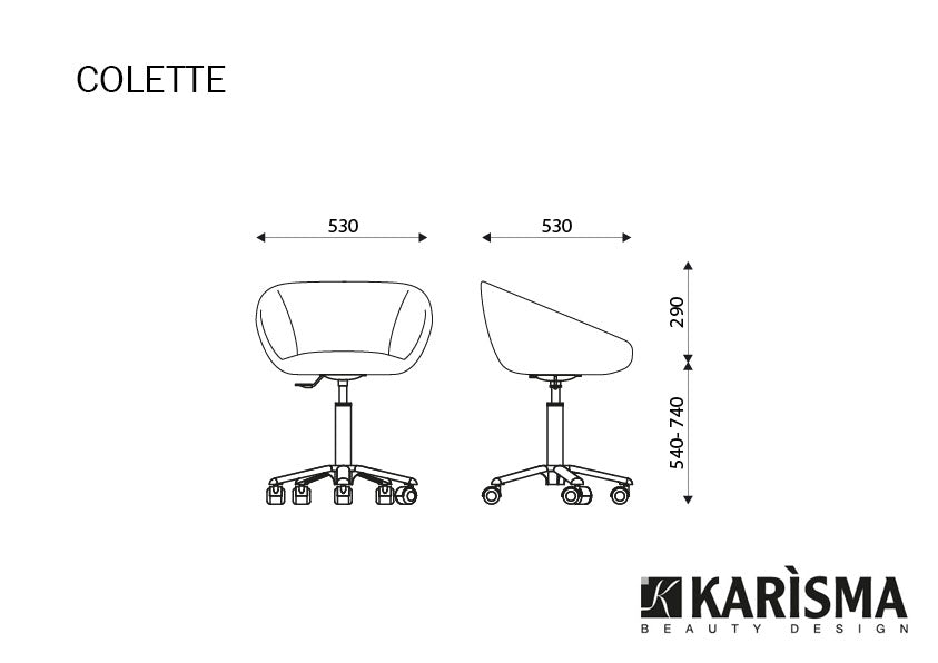 Karisma COLETTE Rolling Stool