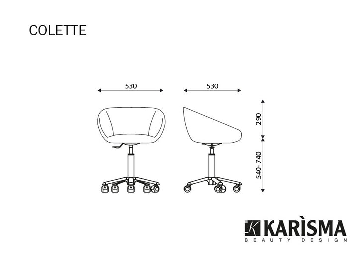 Karisma COLETTE Rolling Stool