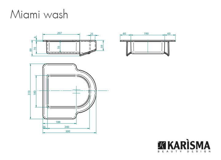 Karisma Rückwärtswaschanlage MIAMI WASH