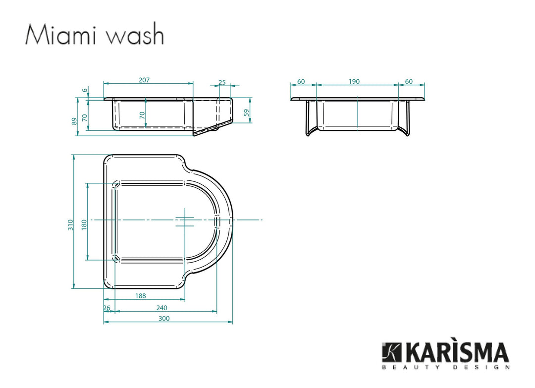 Karisma Rückwärtswaschanlage MIAMI WASH