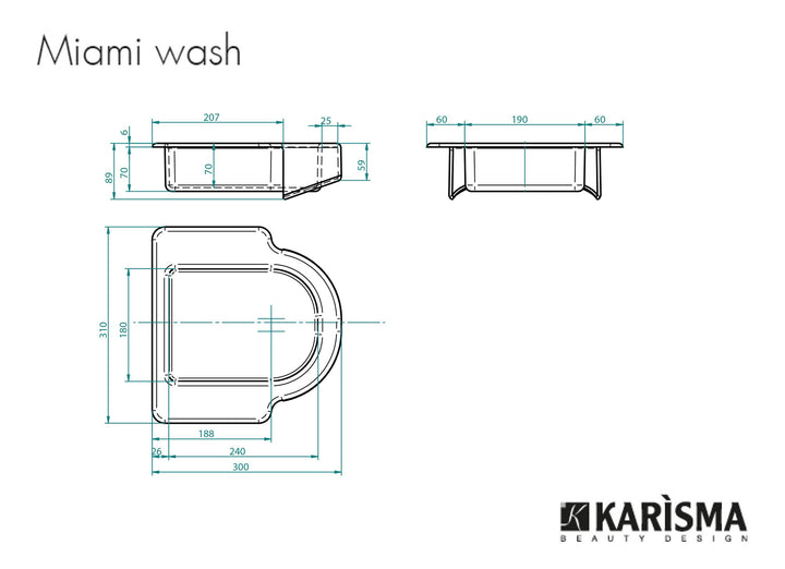 Karisma Rückwärtswaschanlage MIAMI WASH