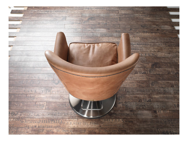 Takara Belmont Halo Series Genuine Leather Hairdressing Chair, Model Dux