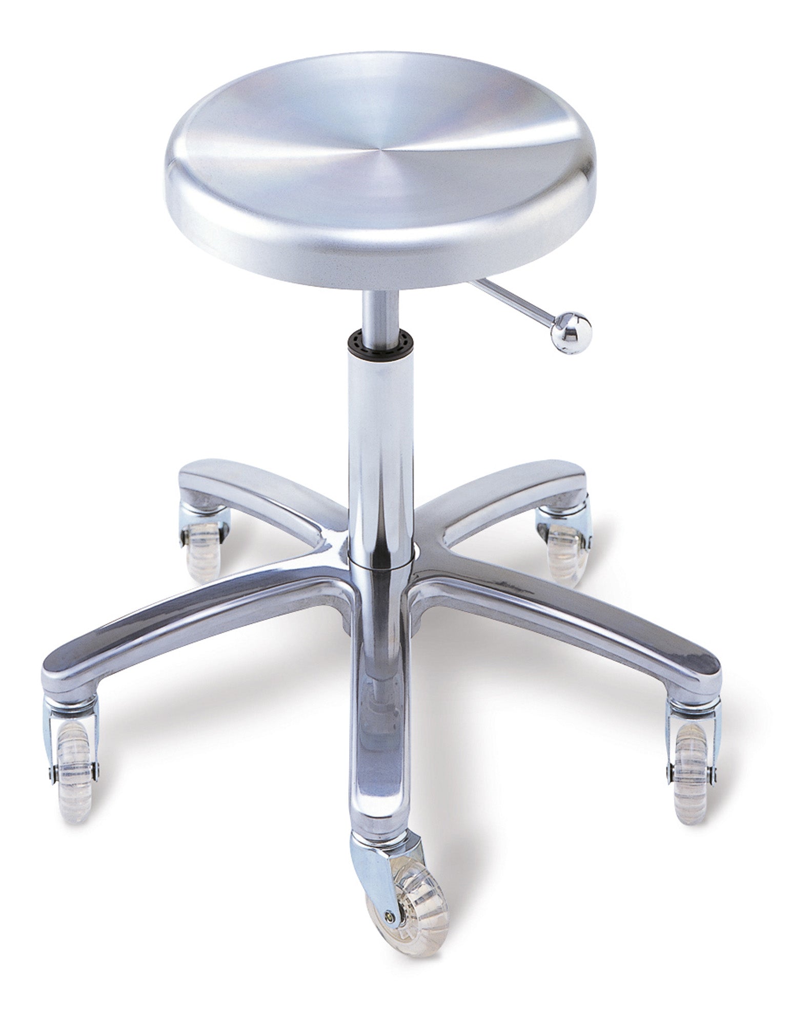 Takara Belmont Sgabello con rotelle D-Stool in alluminio