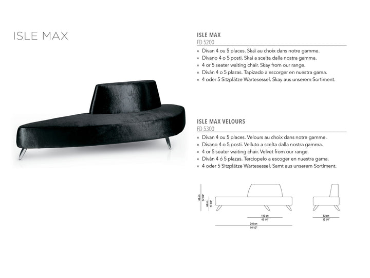 Nelson Mobilier WACHTSTOEL ISLE MAX