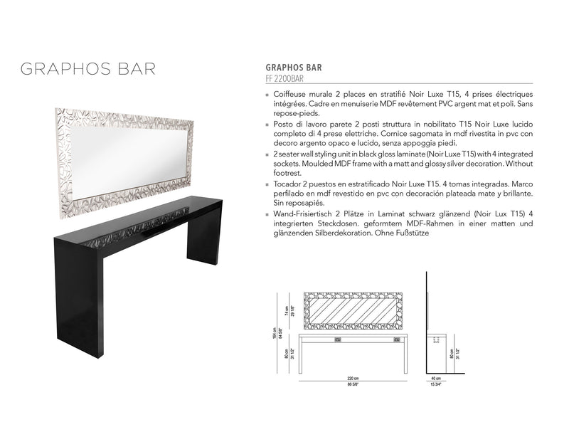 Nelson Mobilier FRISIERPLATZ GRAPHOS BAR