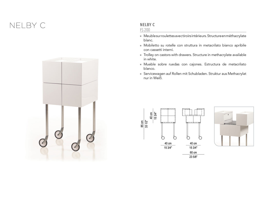 Nelson Mobilier SERVICEWAGEN NELBY C