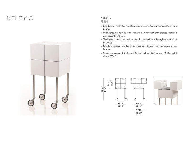 Nelson Mobilier SERVICEWAGEN NELBY C