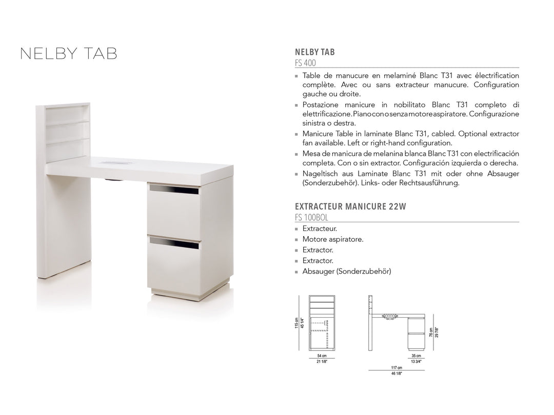 Nelson Mobilier ASTHETIK NELBYTAB