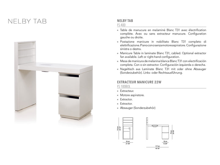 Nelson Mobilier ASTHETIK NELBYTAB