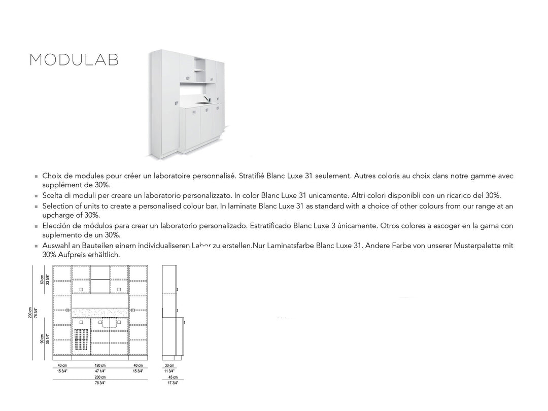 Nelson Mobilier Labo MODULAB 3