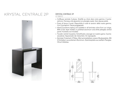 Nelson Mobilier FRISIERPLATZ KRYSTAL CENTRALE 2P