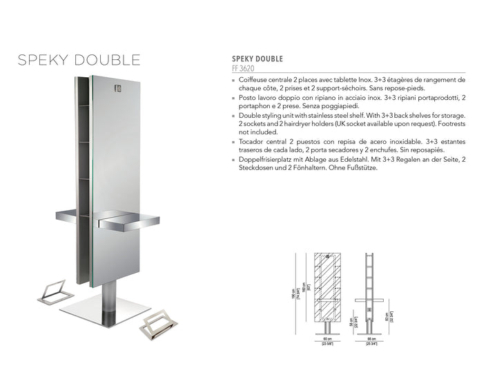 Nelson Mobilier KAPSTATION SPEKY DOUBLE