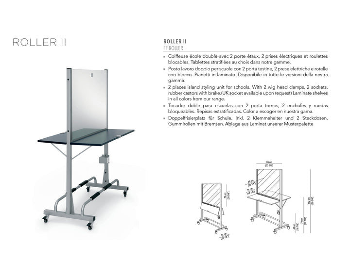 Nelson Mobilier FRISIERPLATZ ROLLER II