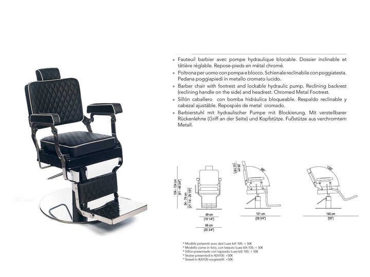 Salondesign24 PÁNSKÉ KŘESLO Bobby