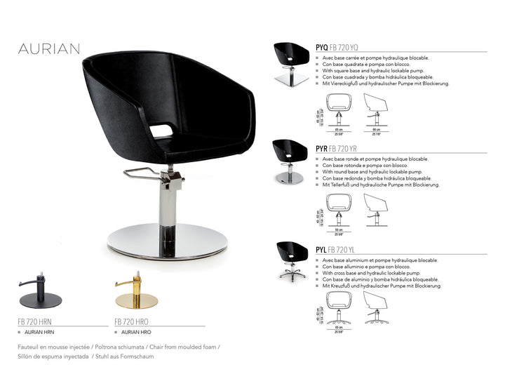 Nelson Mobilier Kappersstoel AURIAN PYQ