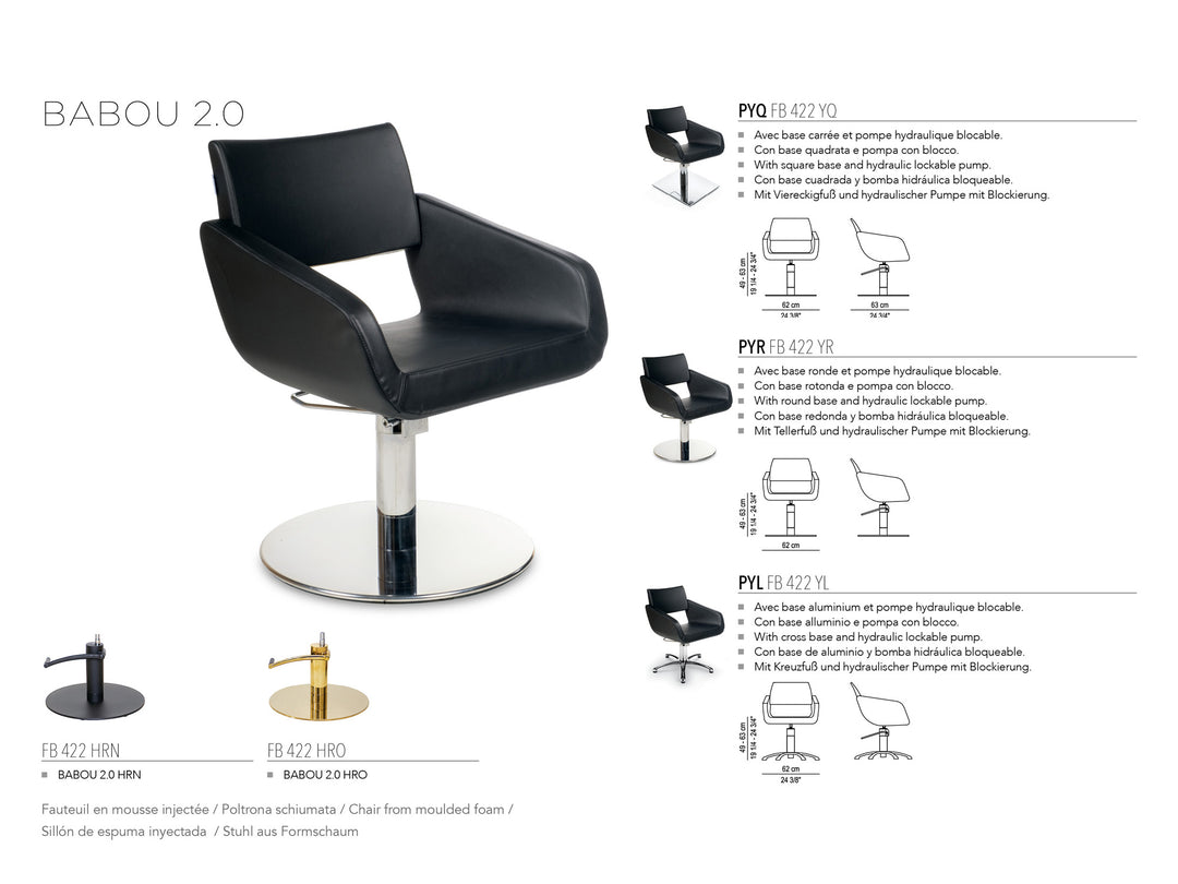 Nelson Mobilier Kappersstoel BABOU 2.0 PYQ