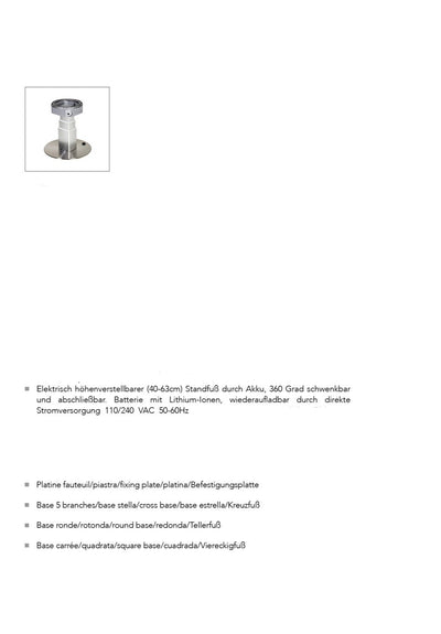Salondesign24 - Akku Pumpe für Friseurstuhl