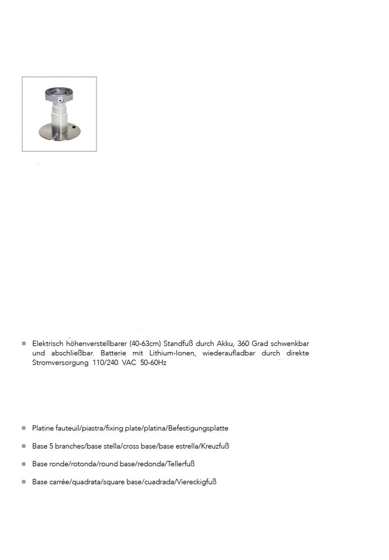 Salondesign24 - Akku Pumpe für Friseurstuhl