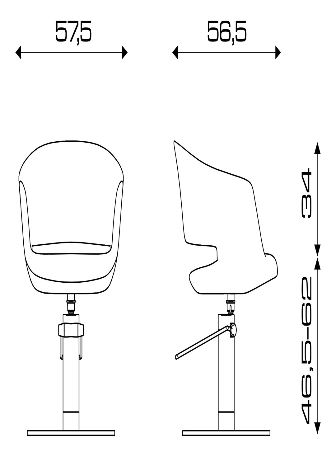 Pietranera STUHL OYSTER