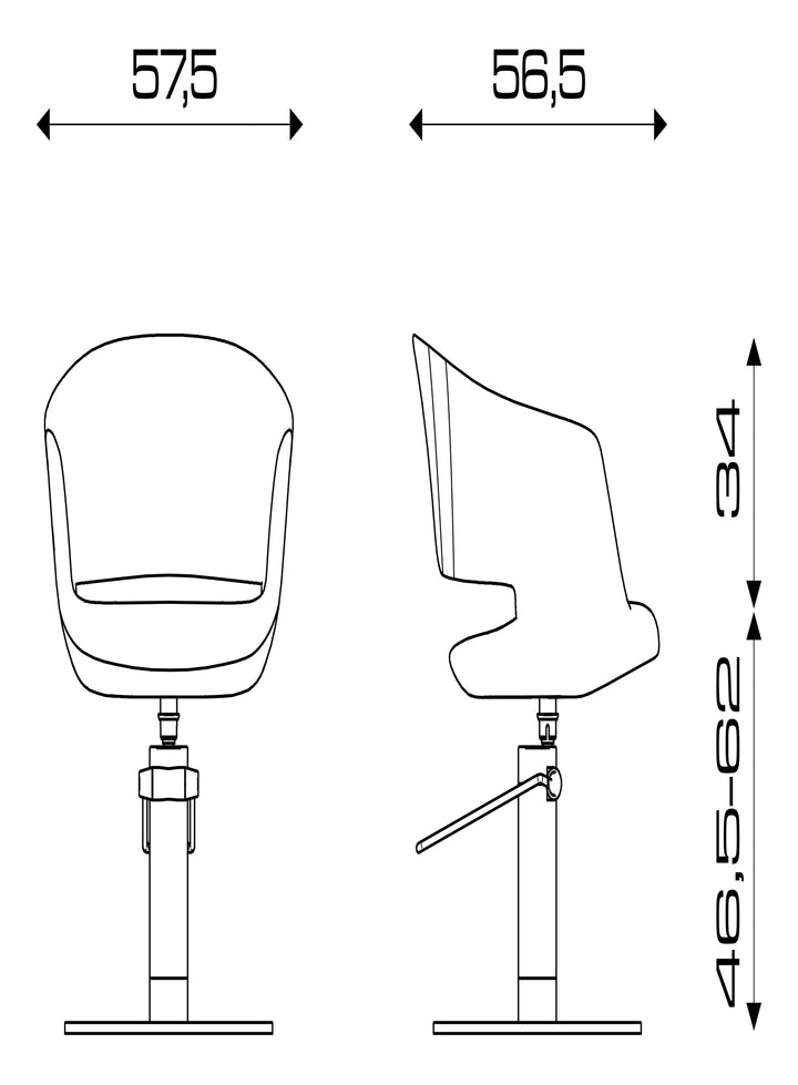 Pietranera STUHL OYSTER OPTIMA