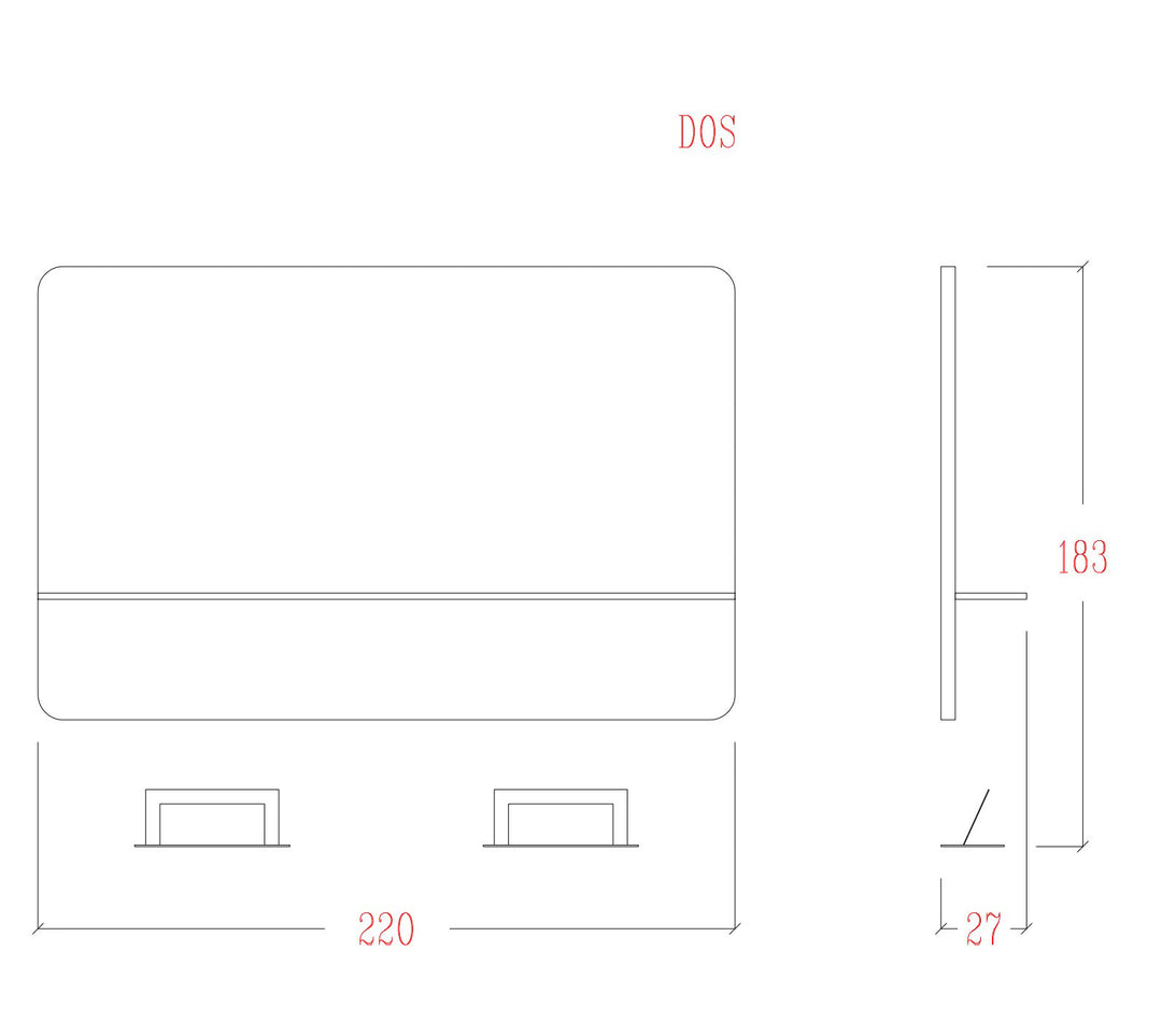 Vezzosi Frisörspiegel DOS light