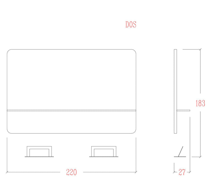 Vezzosi Frisörspiegel DOS light