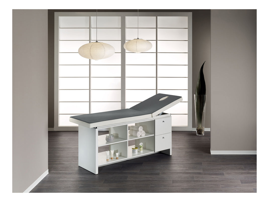 Medical &amp; Beauty EDEN MASSAGELIEGE 2 SCHUBLADEN 4 GROSSE FAECHER