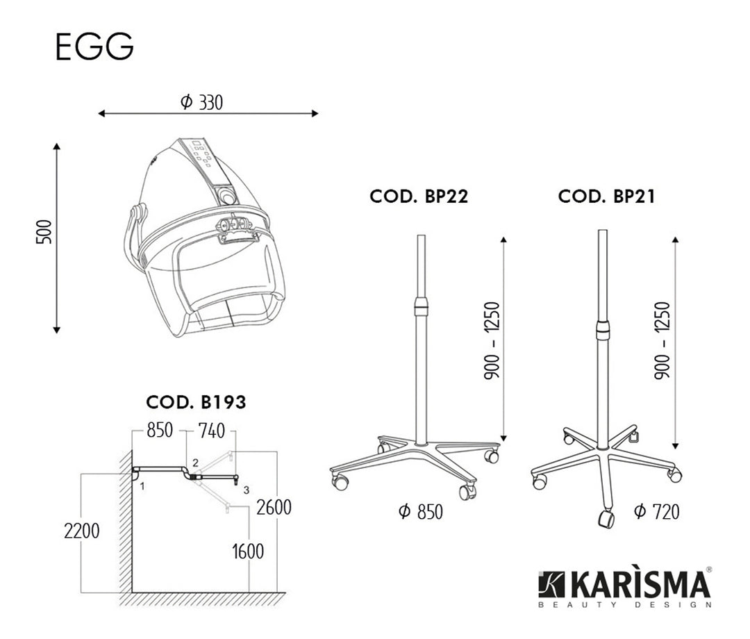 Karisma Casca de uscare Digital Egg