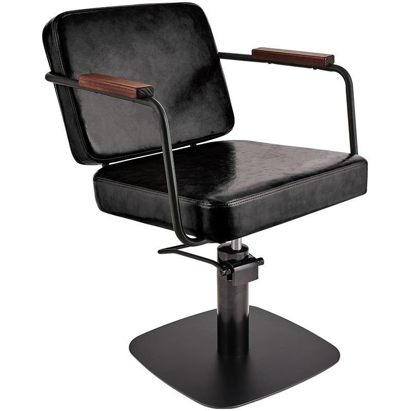 Salondesign24 Fauteuil de coiffure Ermes noir
