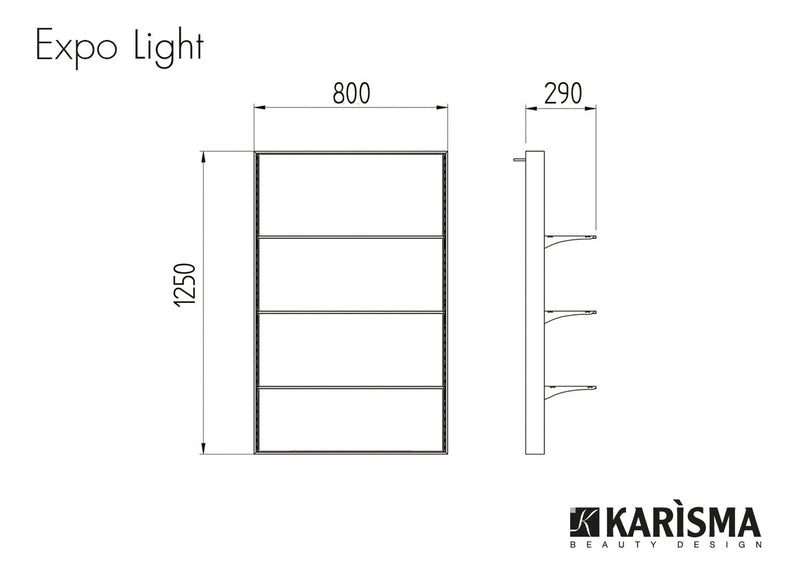 Karisma Display Shelf EXPO-LIGHT