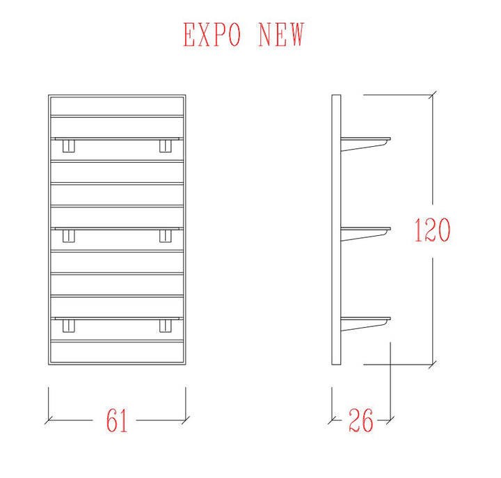 رف بيع Vezzosi Expo new