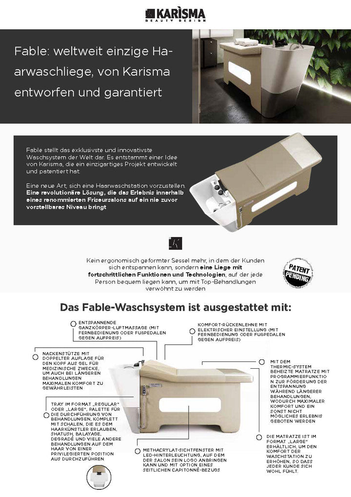 Karsima Fable Lit de lavage Pièce d&