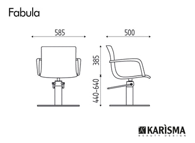 Karisma Friseurstuhl FABULA