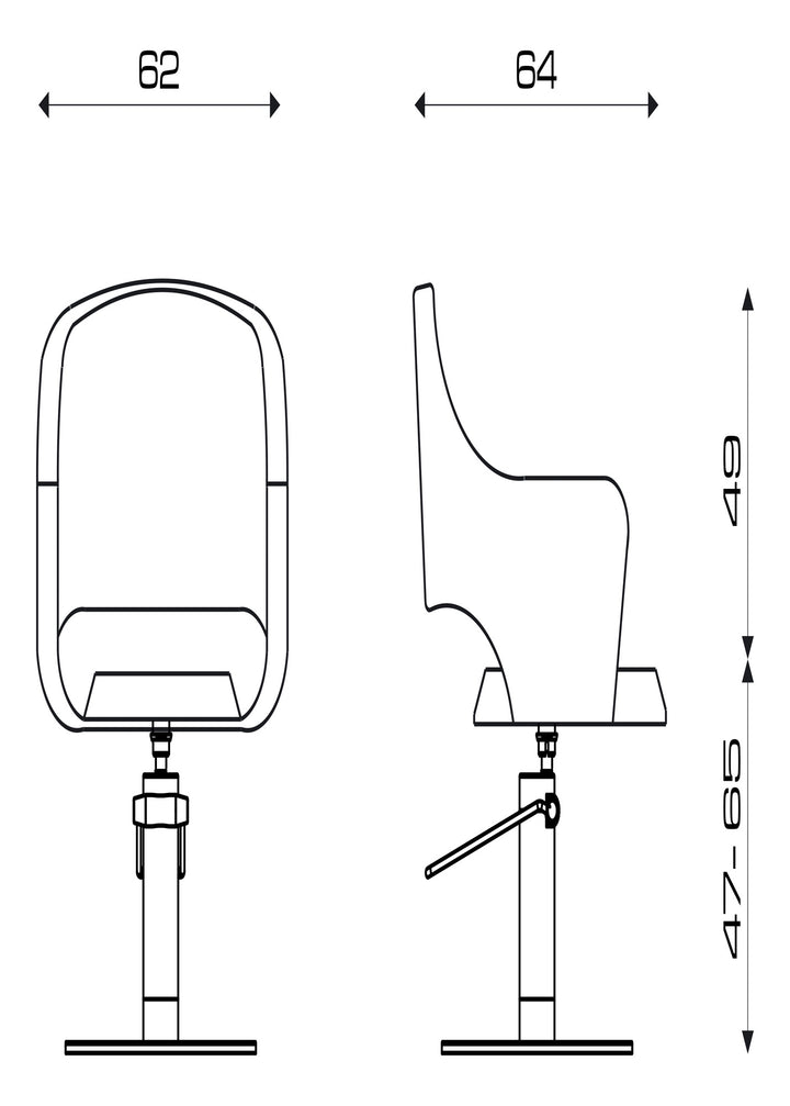 Pietranera Friseurstuhl FIFTY