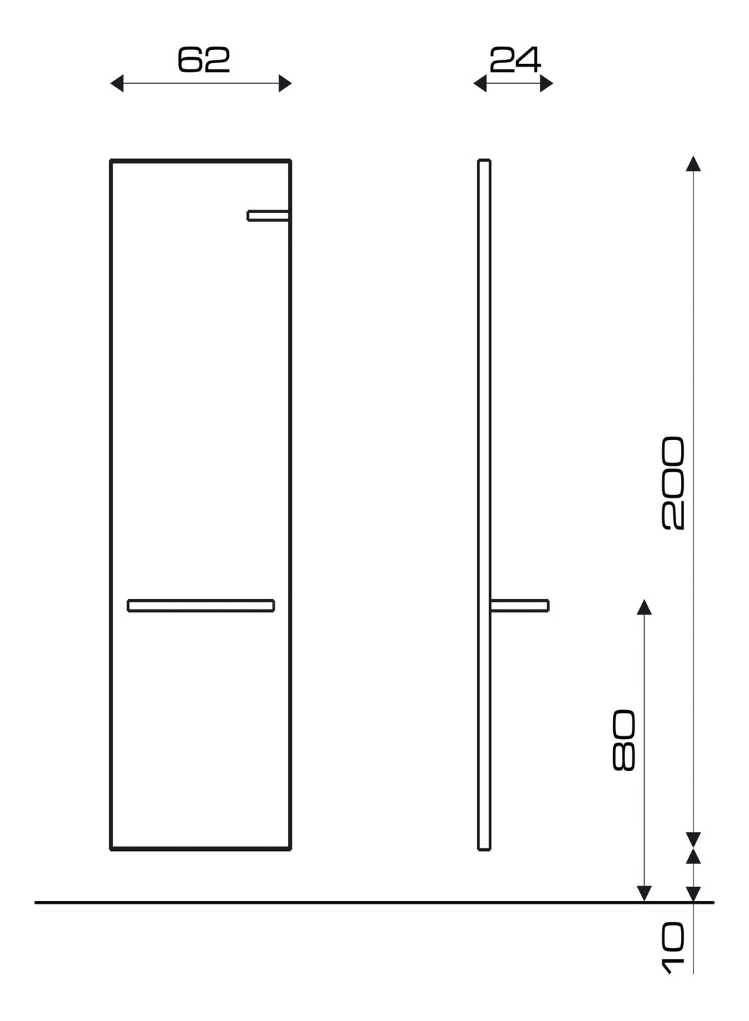 Pietranera WANDARBEITSPLATZ FREE MIT EDELSTAHL STRUKTUR, MIT PHONHALTER
