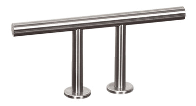 Jobst stainless steel footrest Atrium 400mm